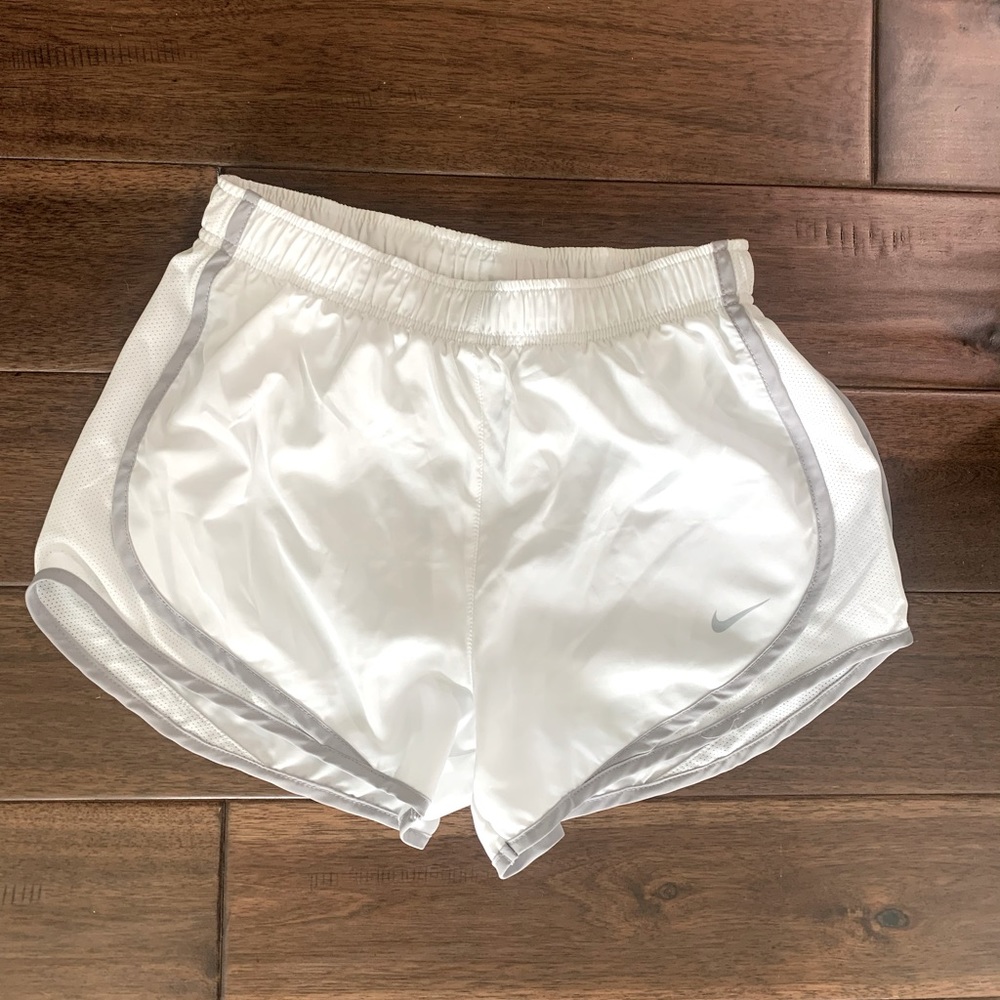 Nike Dri Fit White Shorts